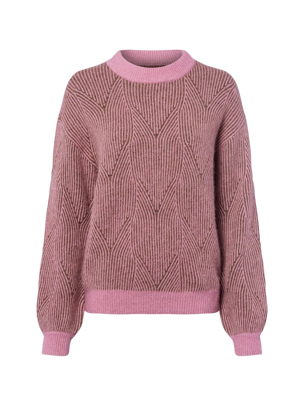 Fynch-Hatton Strickpullover mit Alpaka-Anteil Damen Wolle mehrfarbig gemustert, XXL