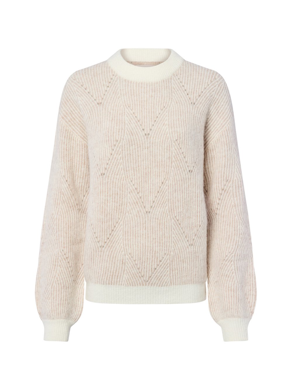 Fynch-Hatton Strickpullover mit Alpaka-Anteil Damen Wolle mehrfarbig gemustert, M