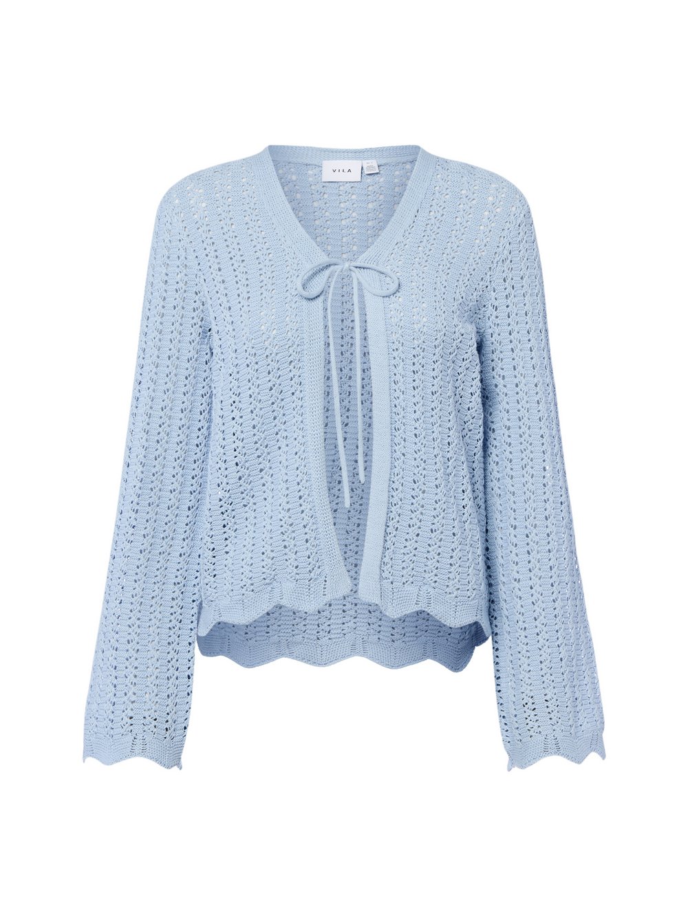 Vila Strickhülle Damen Baumwolle blau, XS
