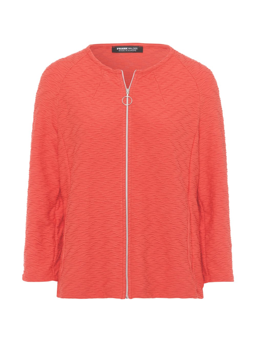 Frank Walder Jerseyjacke Damen Viskose rot, 46