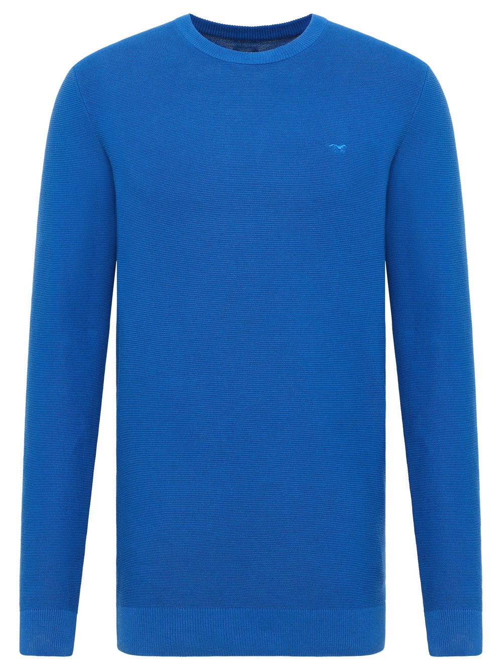 Mustang Strickpullover Herren Baumwolle blau, 5XL