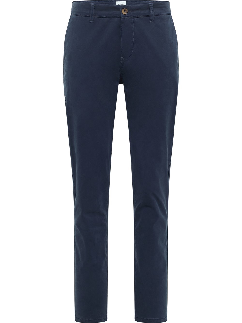 Mustang Chino Hose Herren Baumwolle blau, 32-32