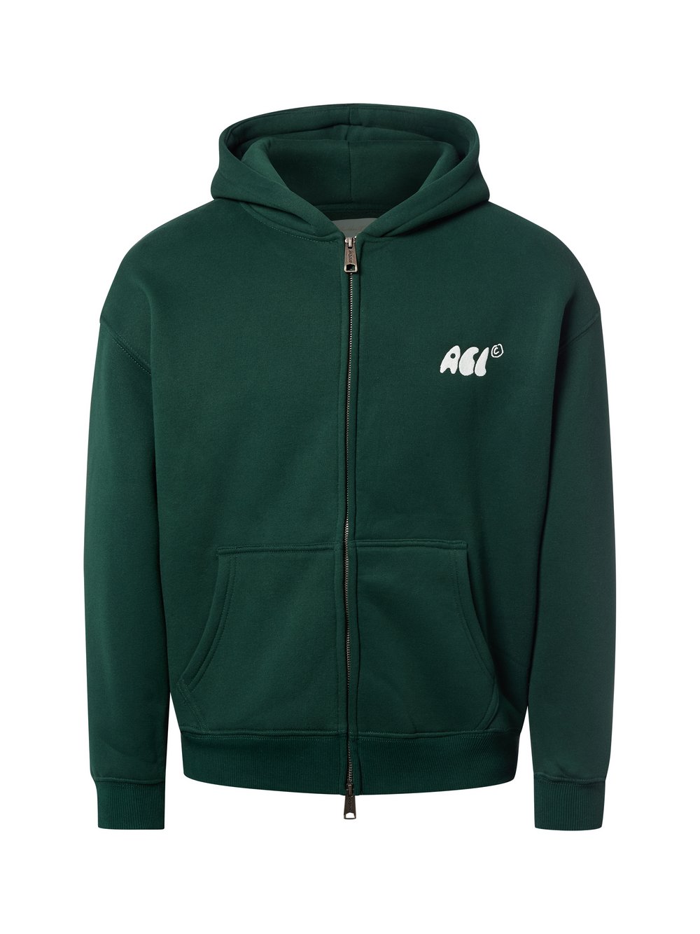 Another Cotton Lab Kapuzenjacke Herren Sweat grün bedruckt, L