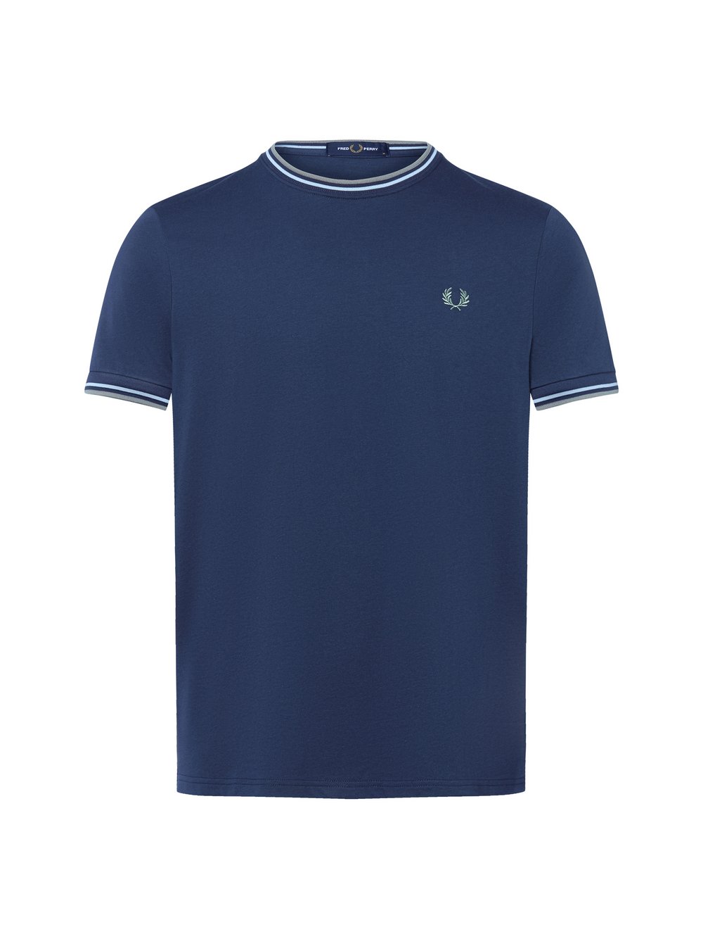 Thumbnail - Fred Perry T-Shirt Herren Baumwolle blau, S