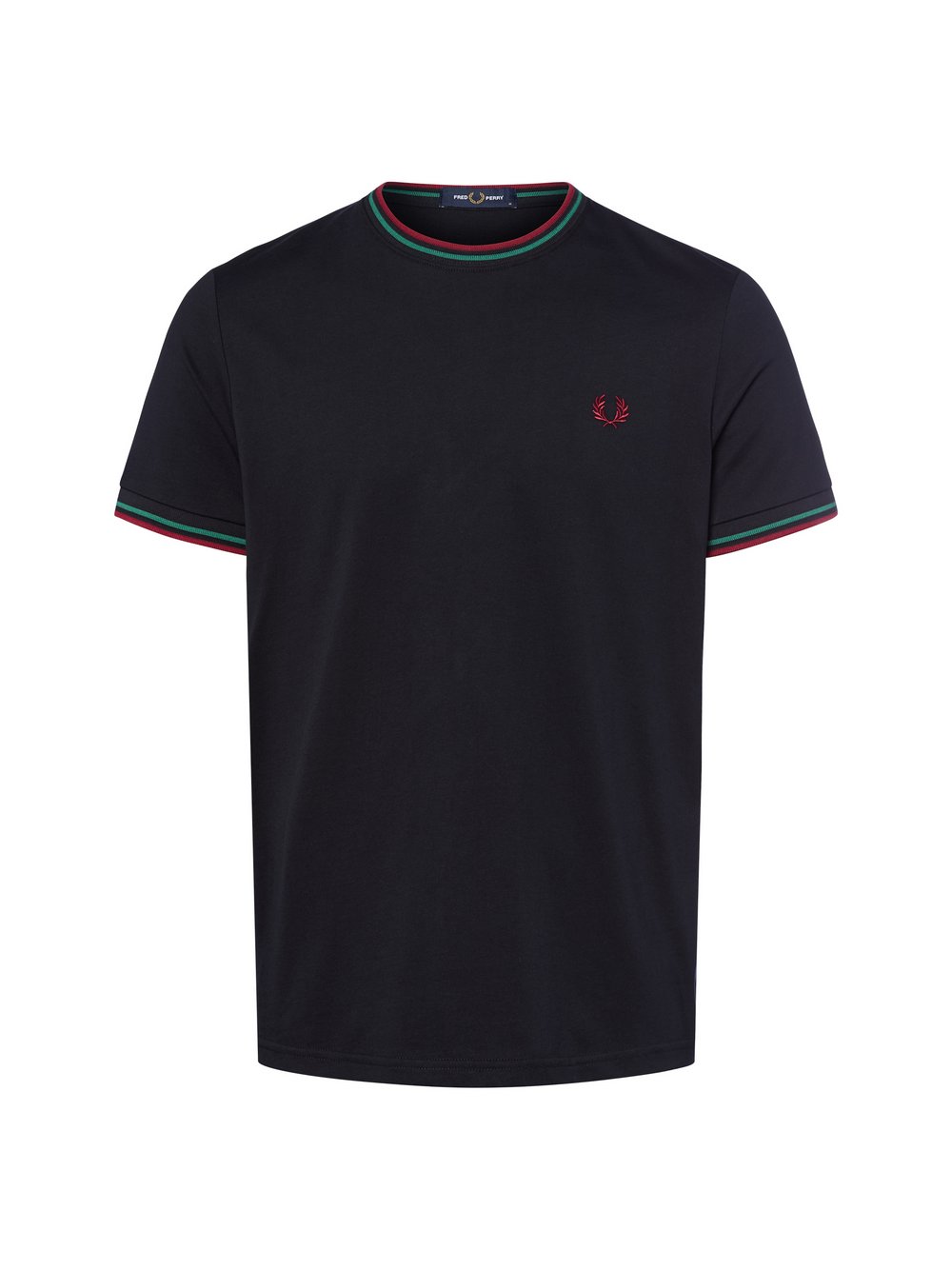 Thumbnail - Fred Perry T-Shirt Herren Baumwolle blau, XL
