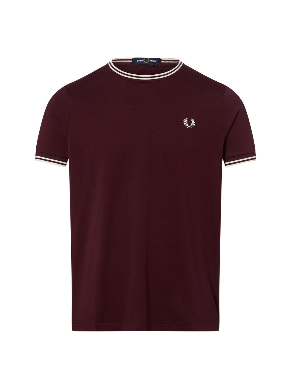 Thumbnail - Fred Perry T-Shirt Herren Baumwolle rot, S