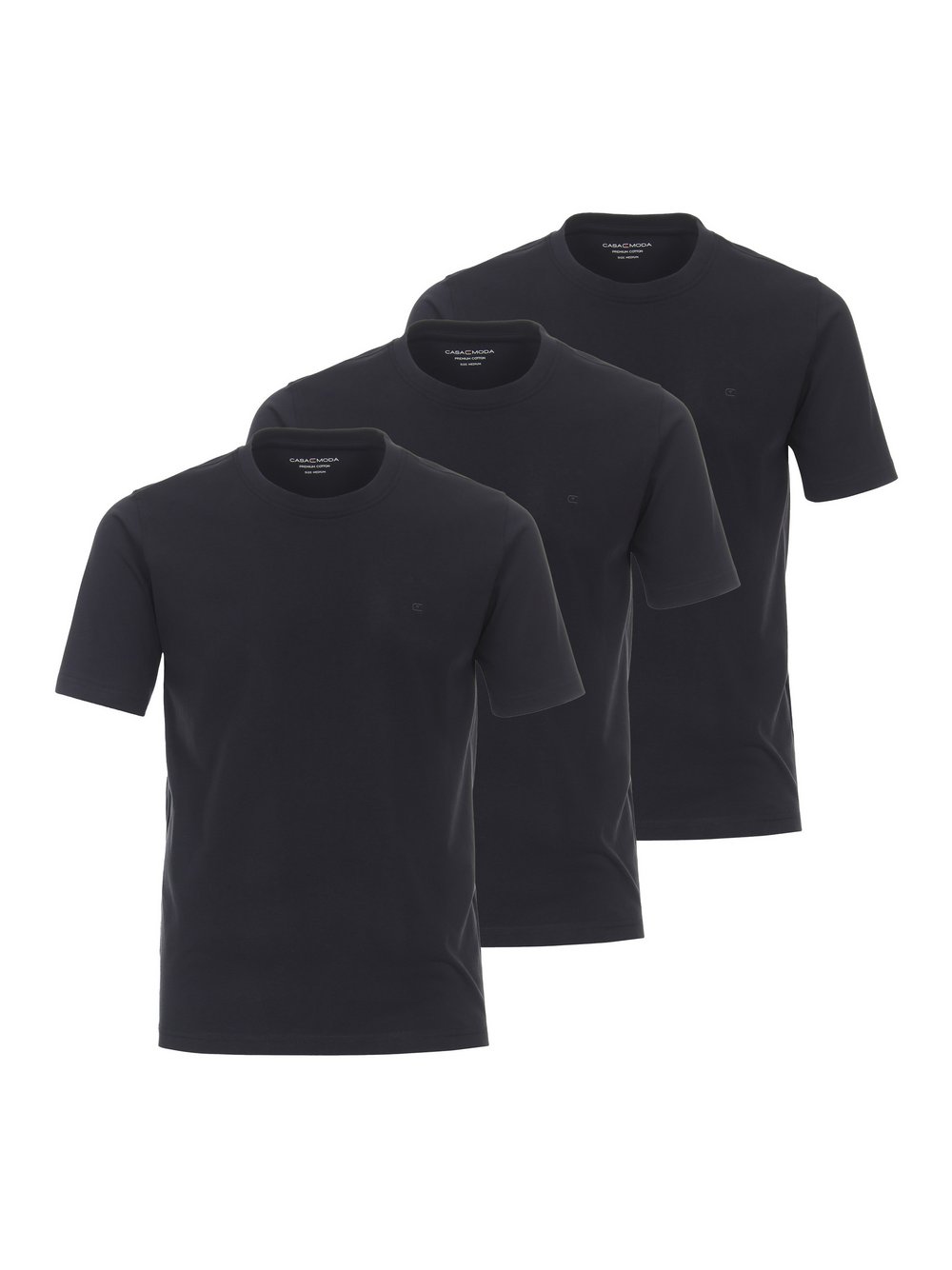 Thumbnail - CASAMODA T-Shirt Herren Baumwolle blau, XL