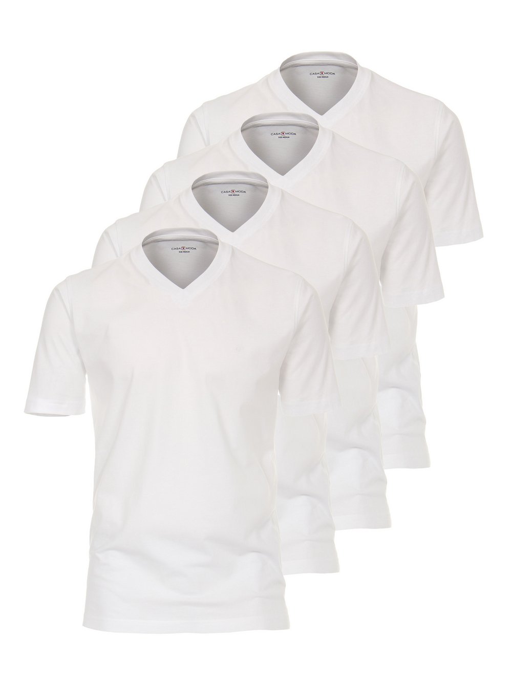 Thumbnail - CASAMODA T-Shirt Herren Baumwolle weiß, XXL