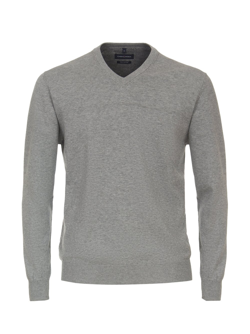 Thumbnail - CASAMODA Pullover Herren Baumwolle grau, XXXL