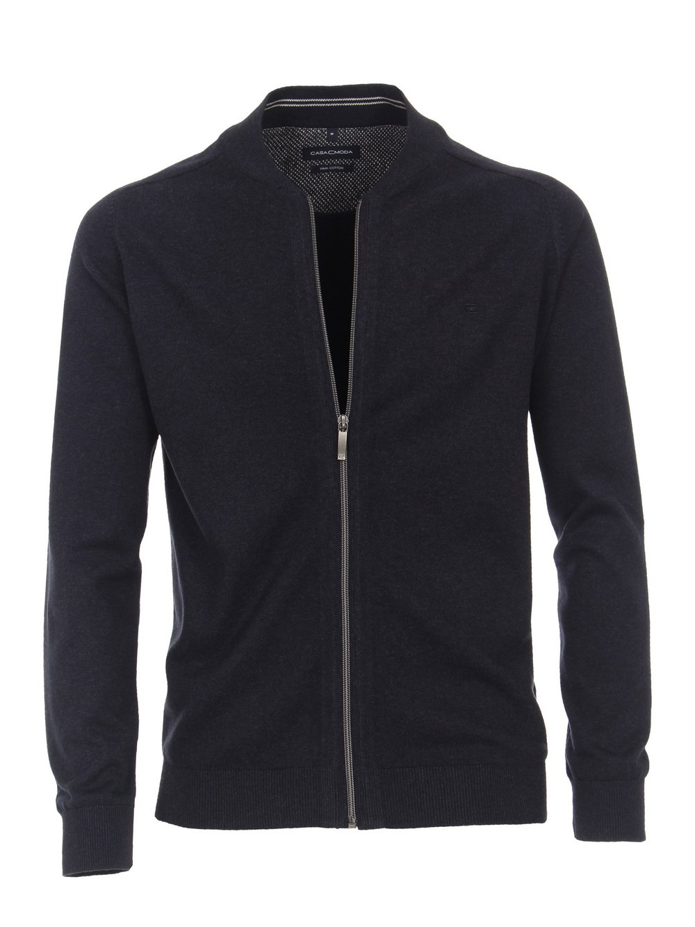 CASAMODA Strickjacke Herren Baumwolle blau, XL