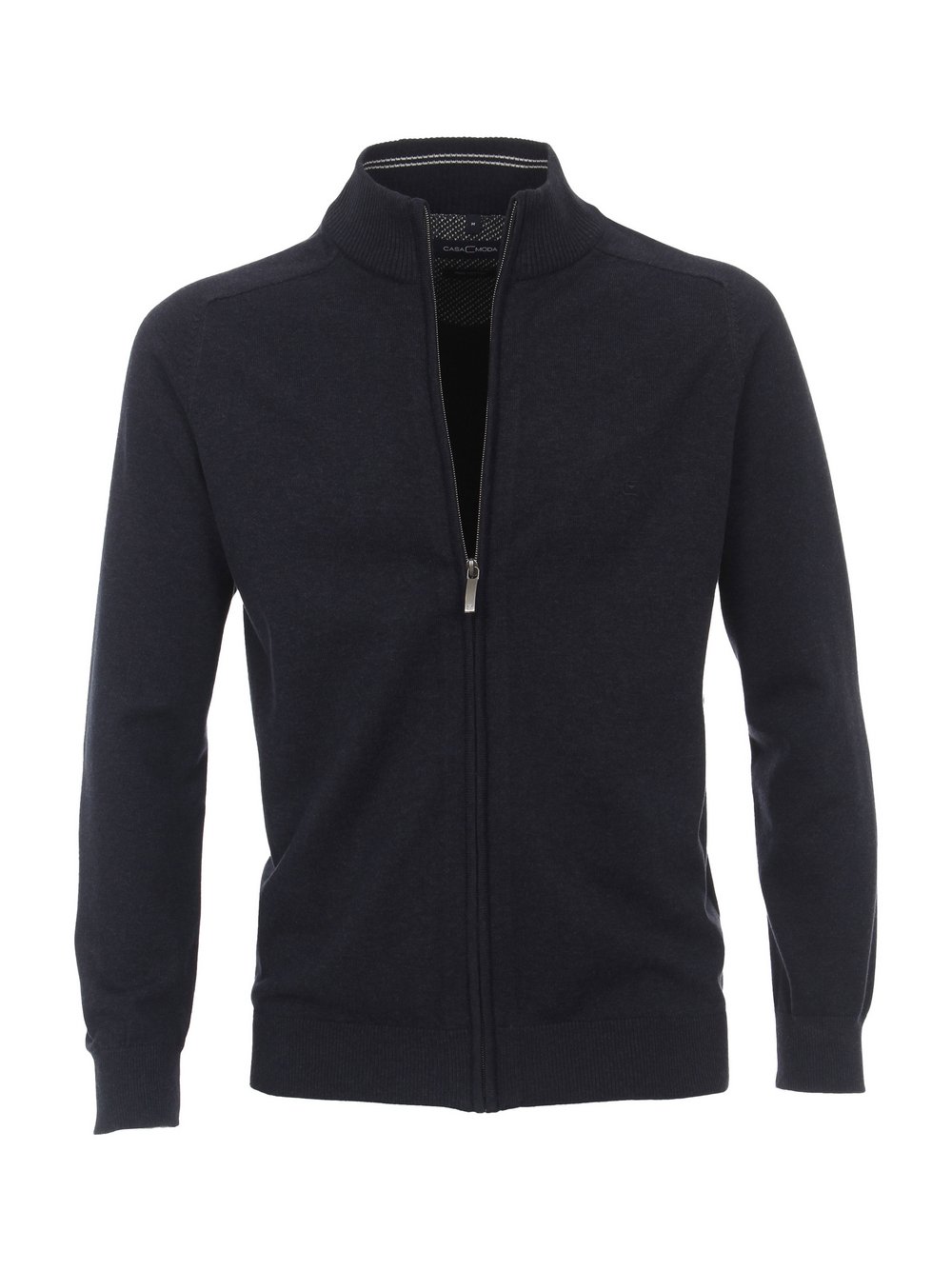 CASAMODA Strickjacke Herren Baumwolle blau, L