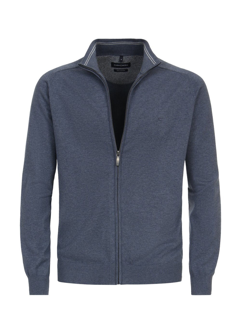 CASAMODA Strickjacke Herren Baumwolle blau, S