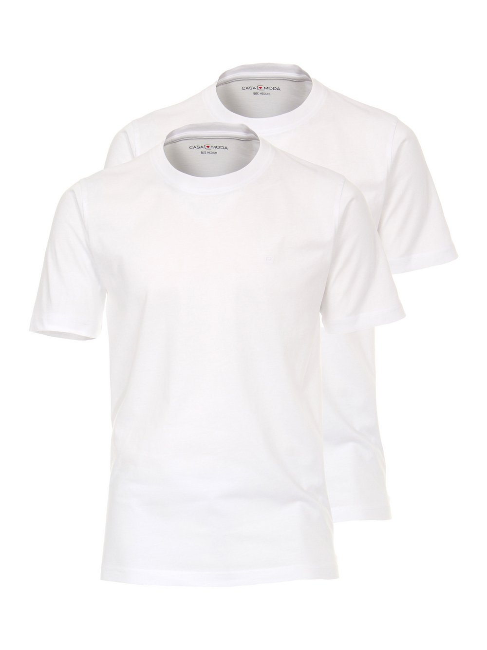 CASAMODA T-Shirt Herren Baumwolle weiß, XXXL