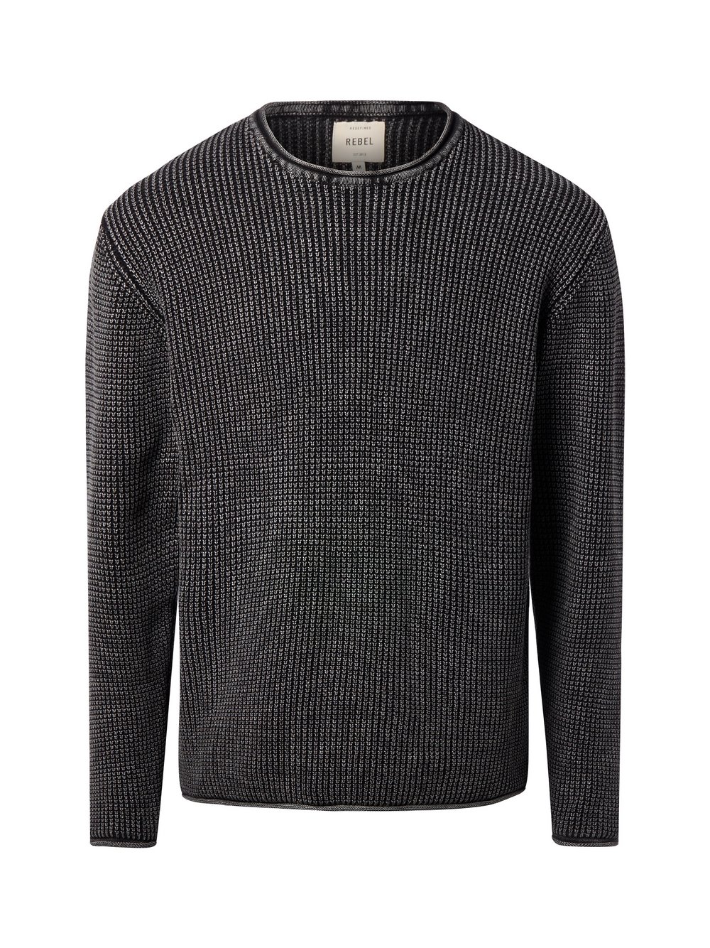 Redefined Rebel Strickpullover Herren Baumwolle mehrfarbig meliert, M