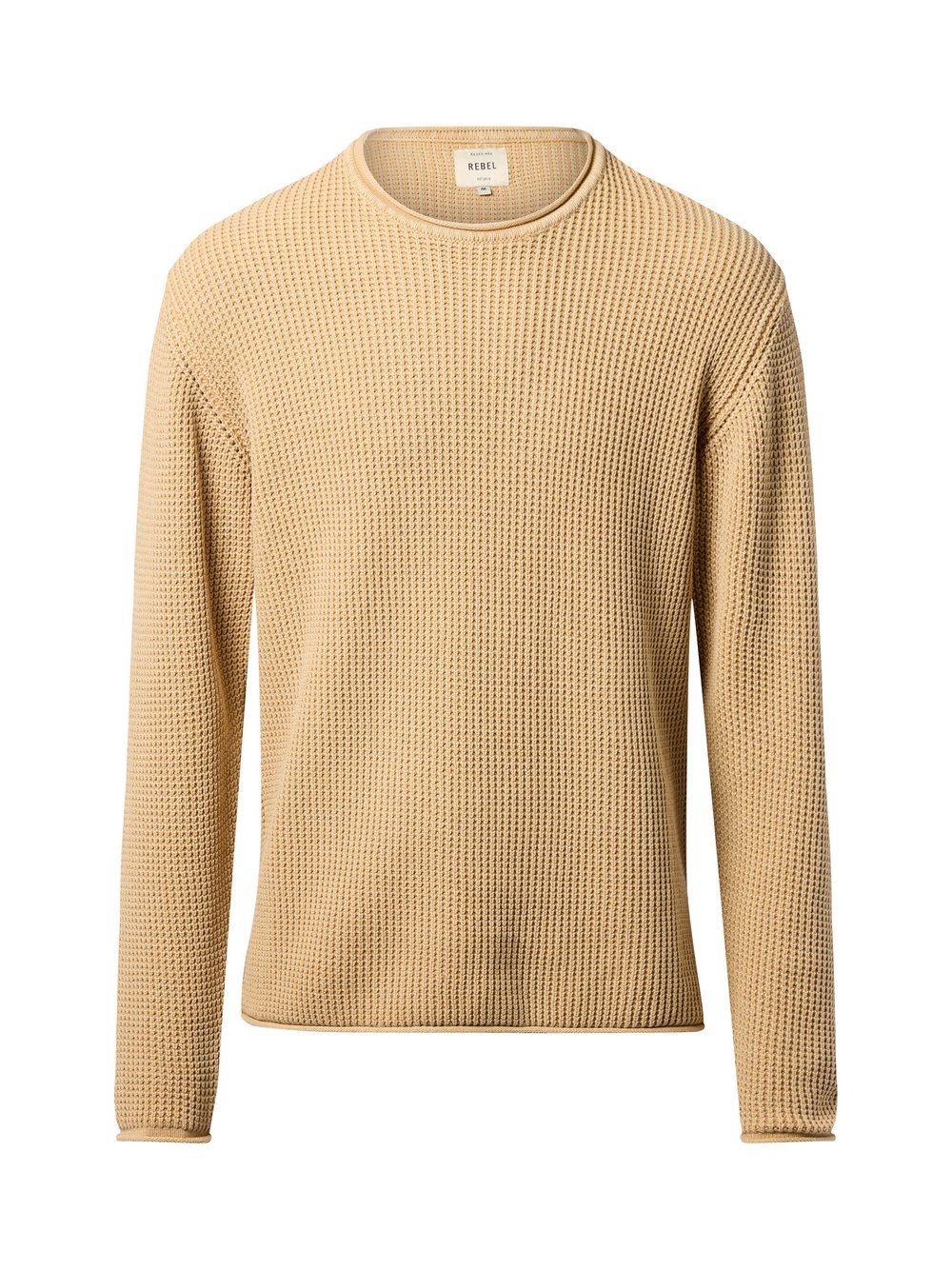 Redefined Rebel Strickpullover Herren Baumwolle beige, S