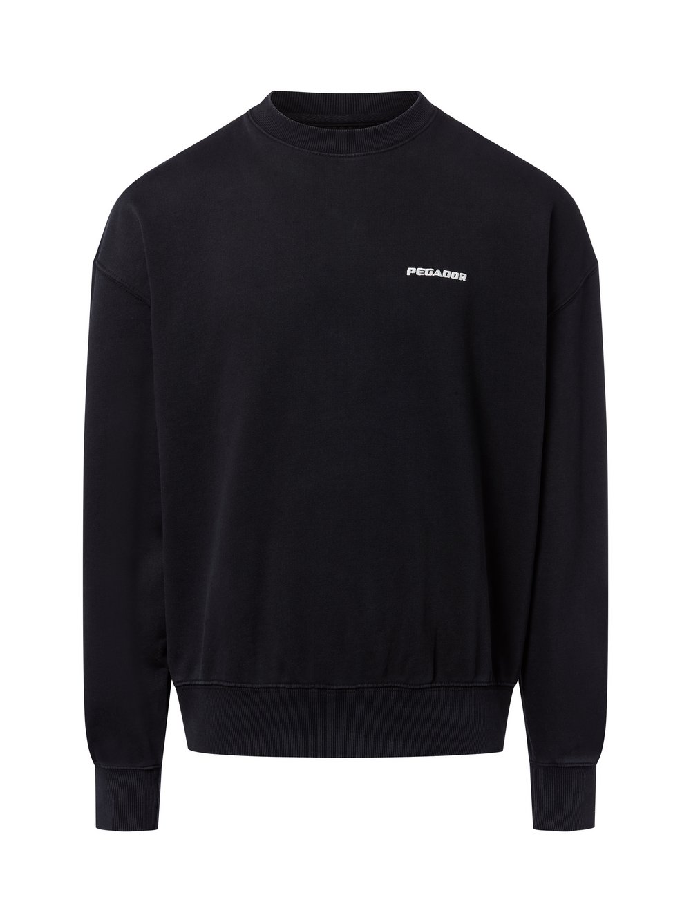 PEGADOR Sweatshirt Herren Baumwolle schwarz, M