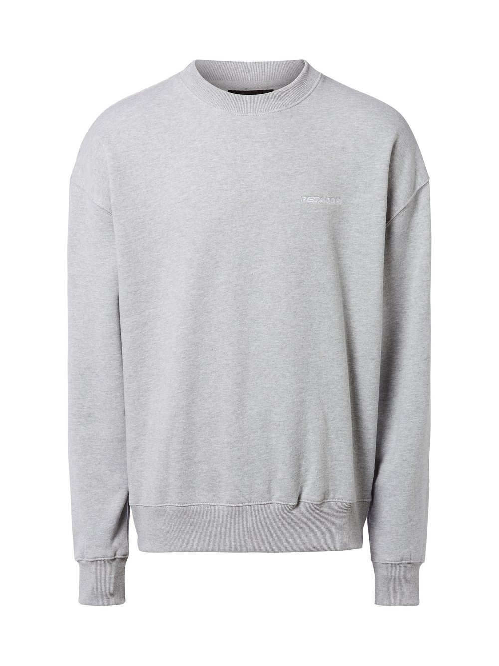 PEGADOR Sweatshirt Herren Baumwolle grau meliert, M