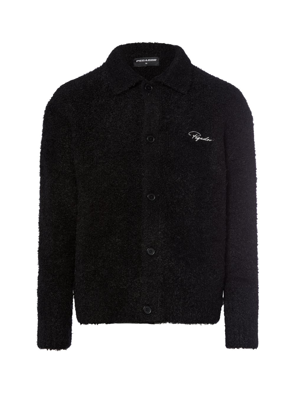 PEGADOR Strickjacke Herren schwarz, L