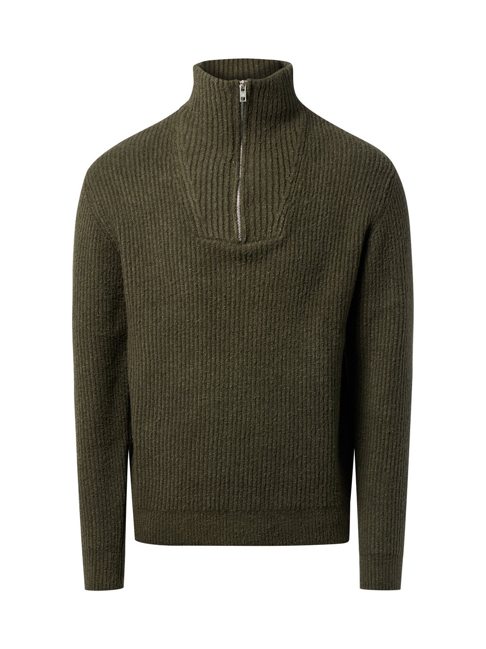Redefined Rebel Strickpullover Herren Baumwolle grün strukturiert, S