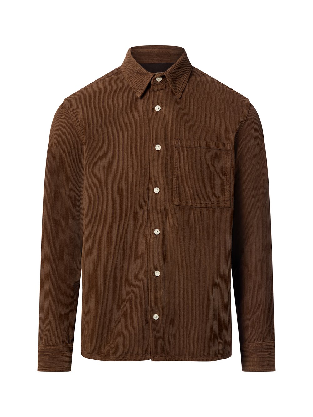 Redefined Rebel Cordhemd Herren Regular Fit braun, S