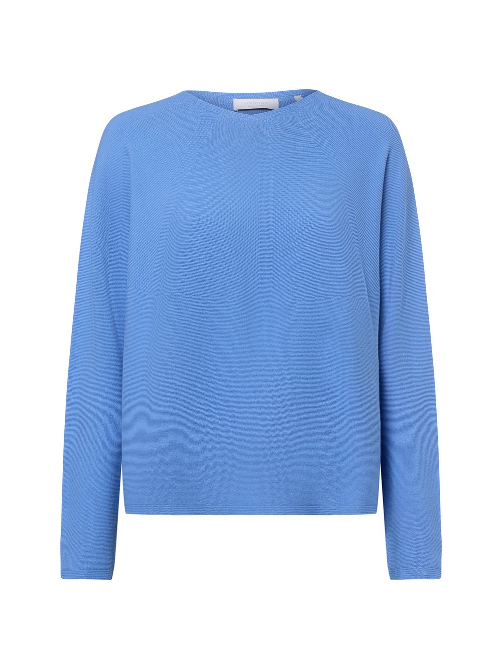 Rich & Royal Strickpullover Damen Baumwolle blau, XS
