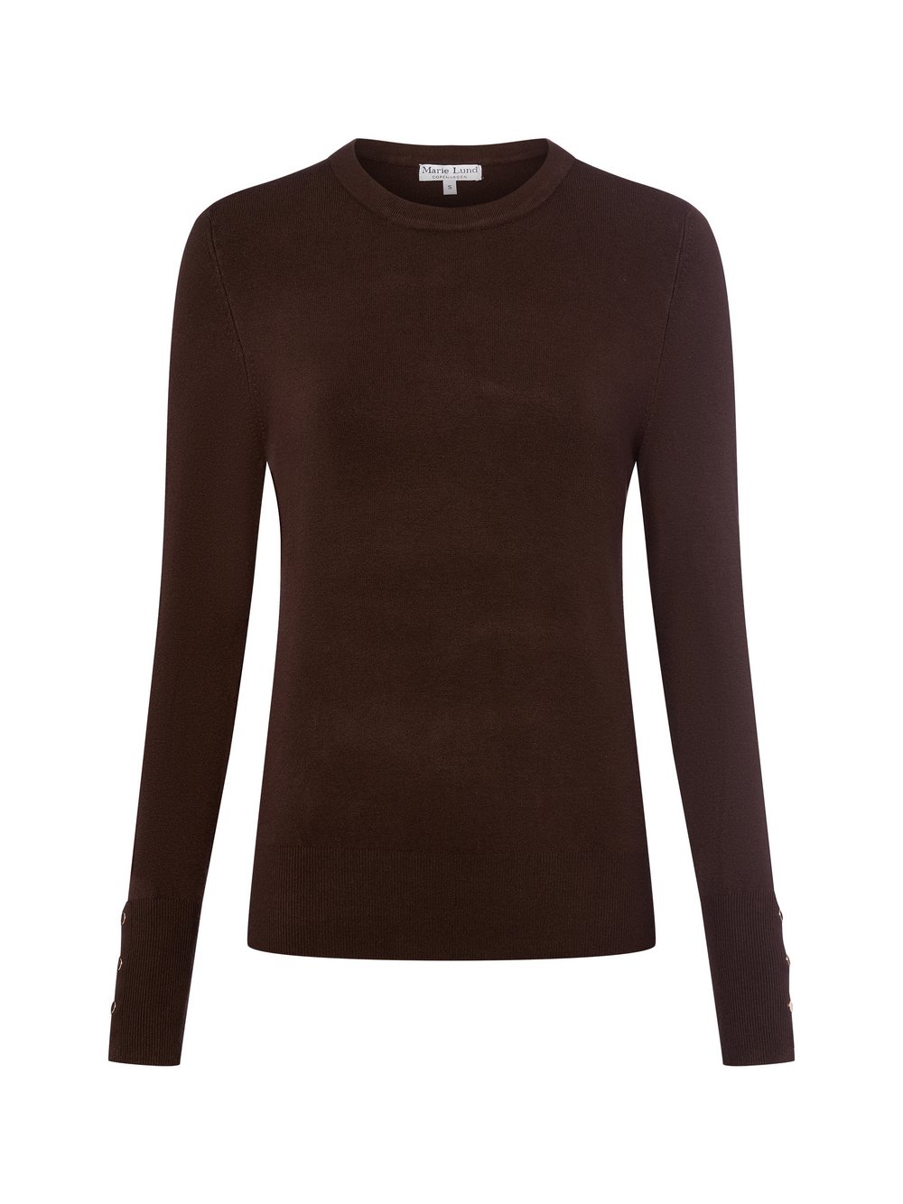 Marie Lund Feinstrickpullover Damen braun, M