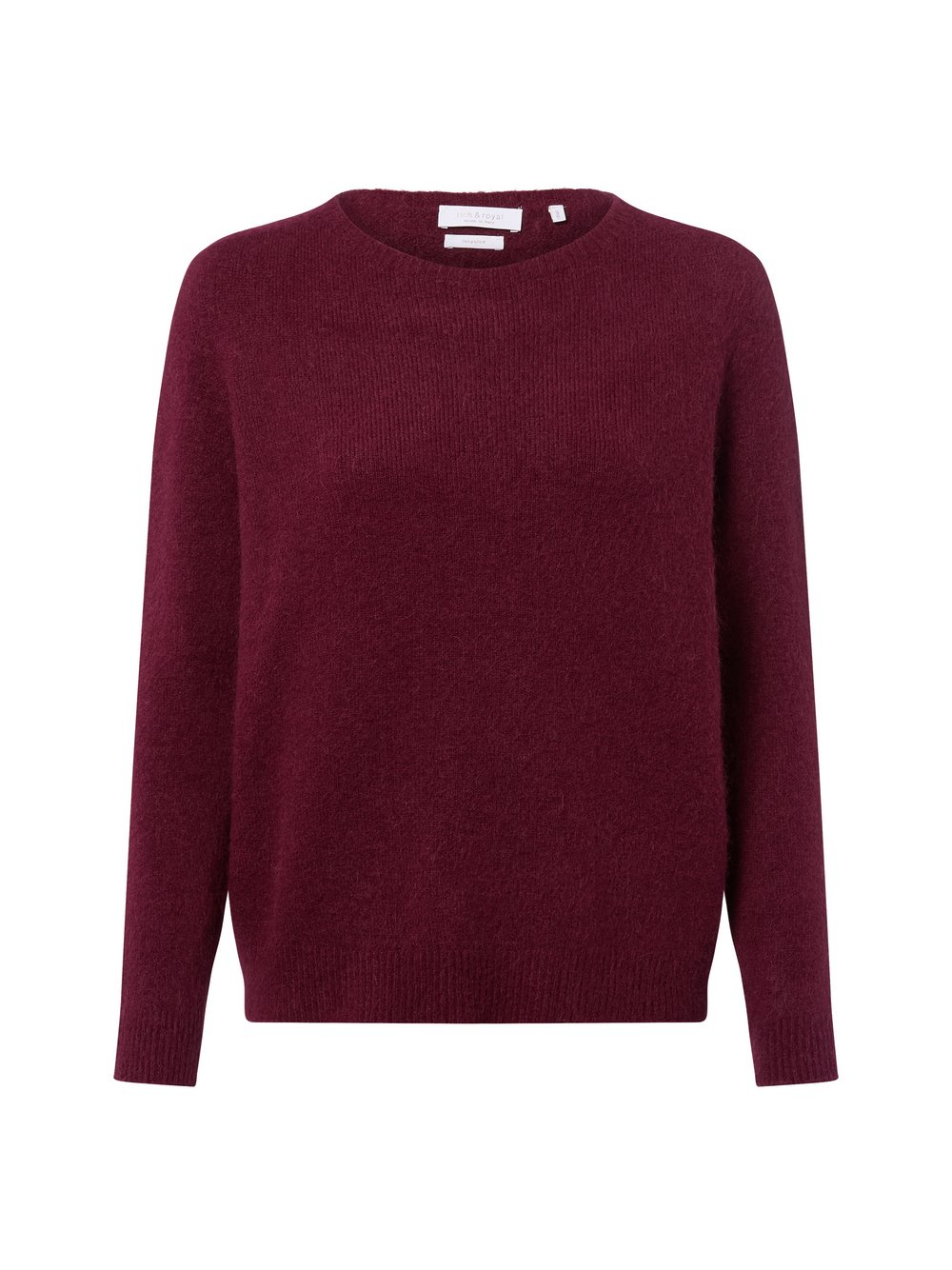 Thumbnail - Rich & Royal Strickpullover mit Alpaka-Anteil Damen rot, XL