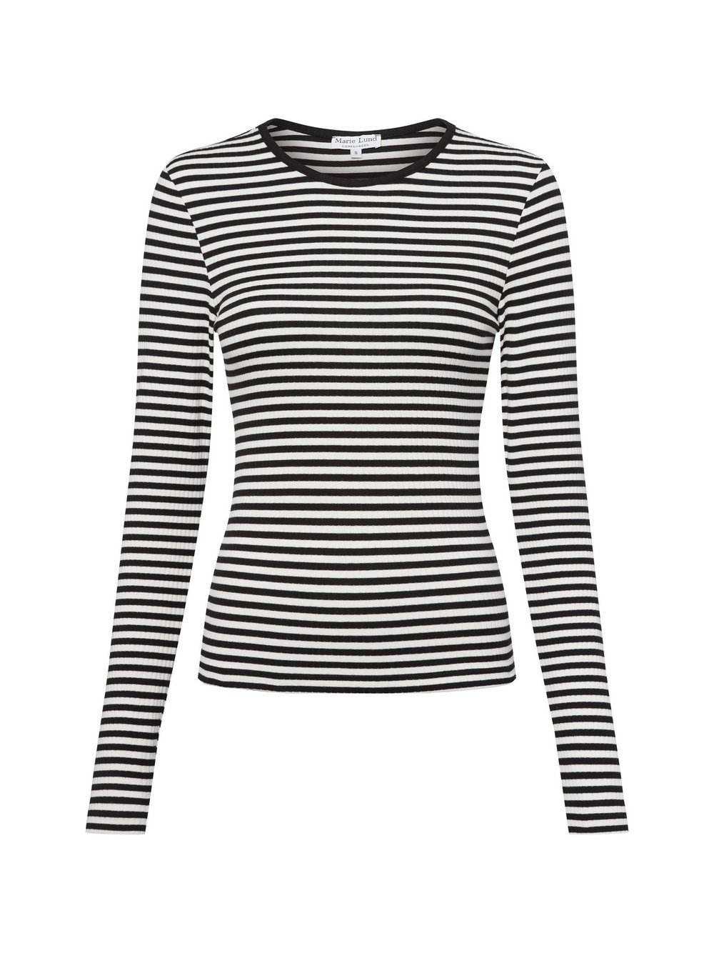 Marie Lund Langarmshirt Damen Jersey mehrfarbig gestreift, XS