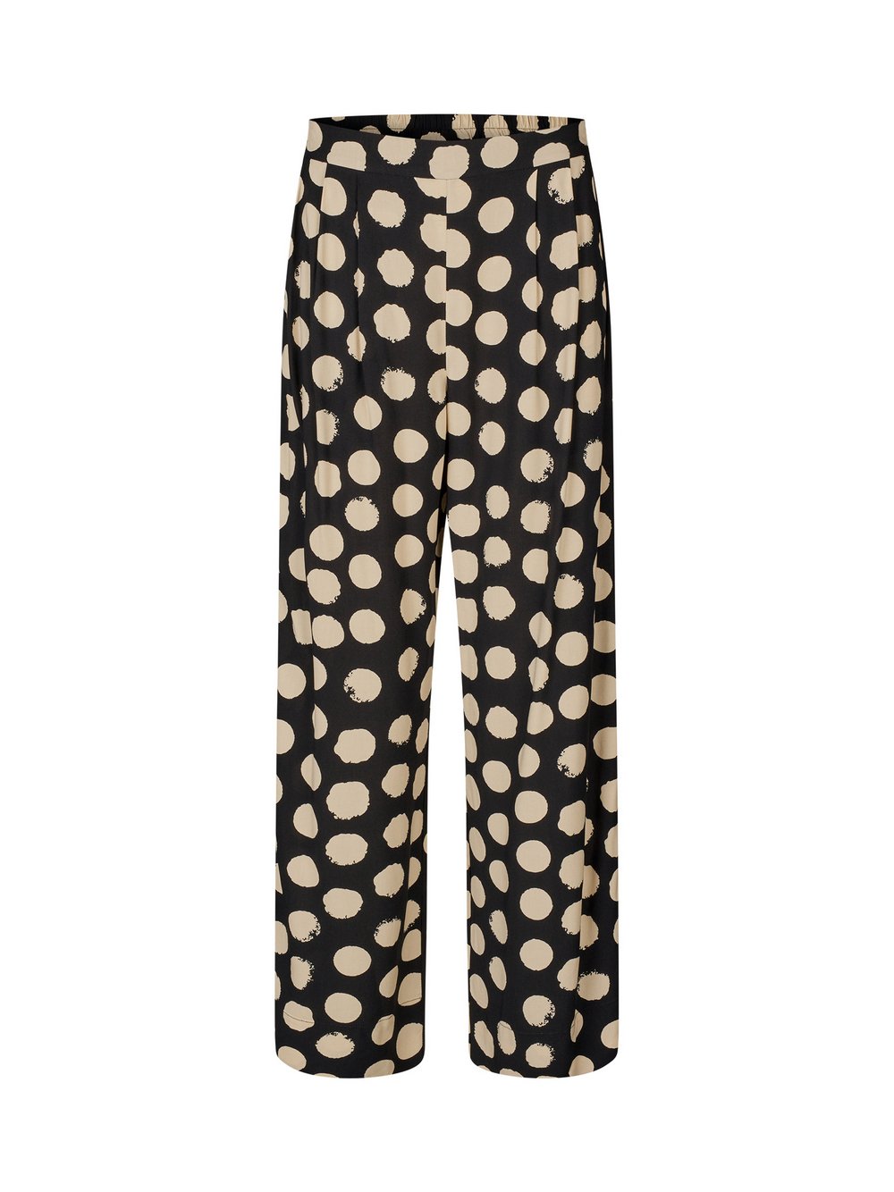 Masai 7/8 Stoffhose Damen Viskose schwarz bedruckt, 40