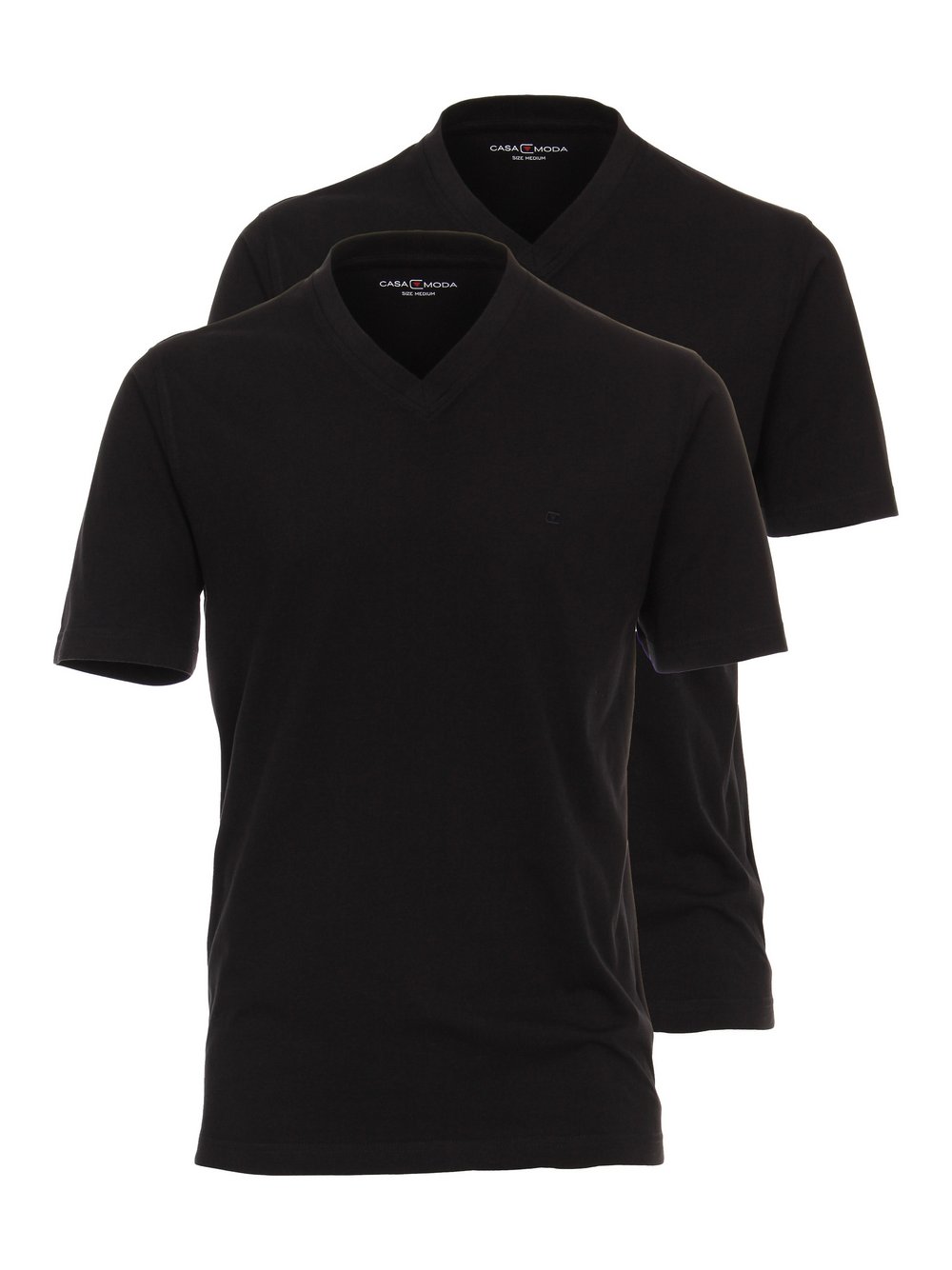 CASAMODA T-Shirt Herren Baumwolle schwarz, XL
