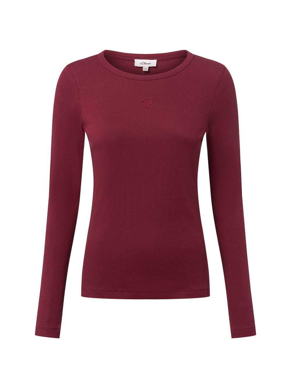 s.Oliver Langarmshirt Damen Baumwolle rot, 46