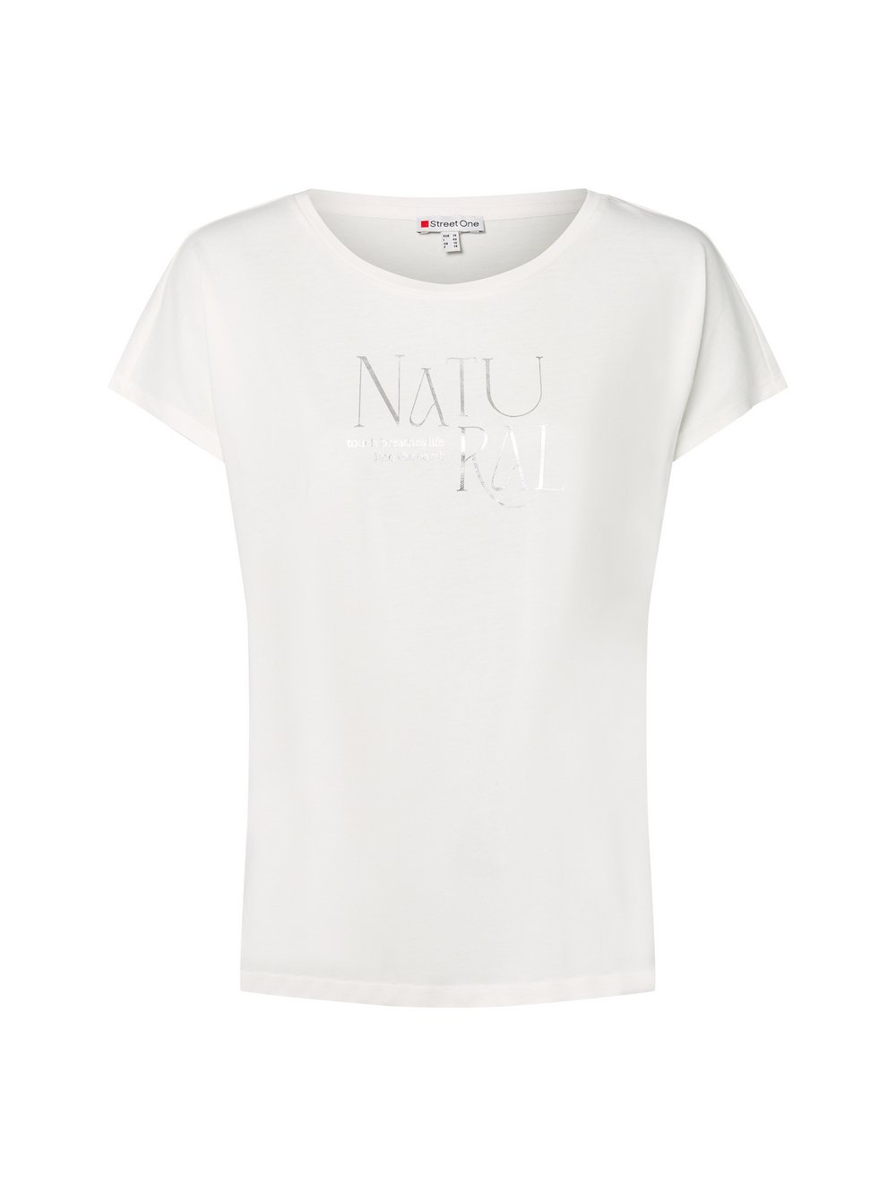 Thumbnail - Street One T-Shirt Damen Baumwolle weiß bedruckt, 44