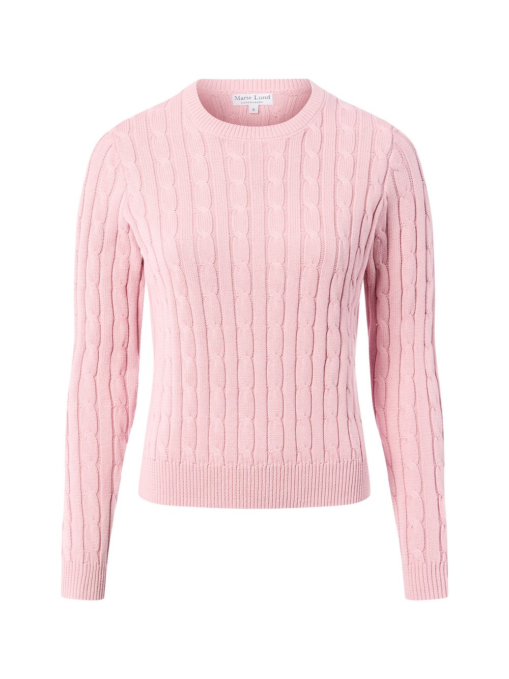 Marie Lund Baumwollpullover Damen Baumwolle rosa, S