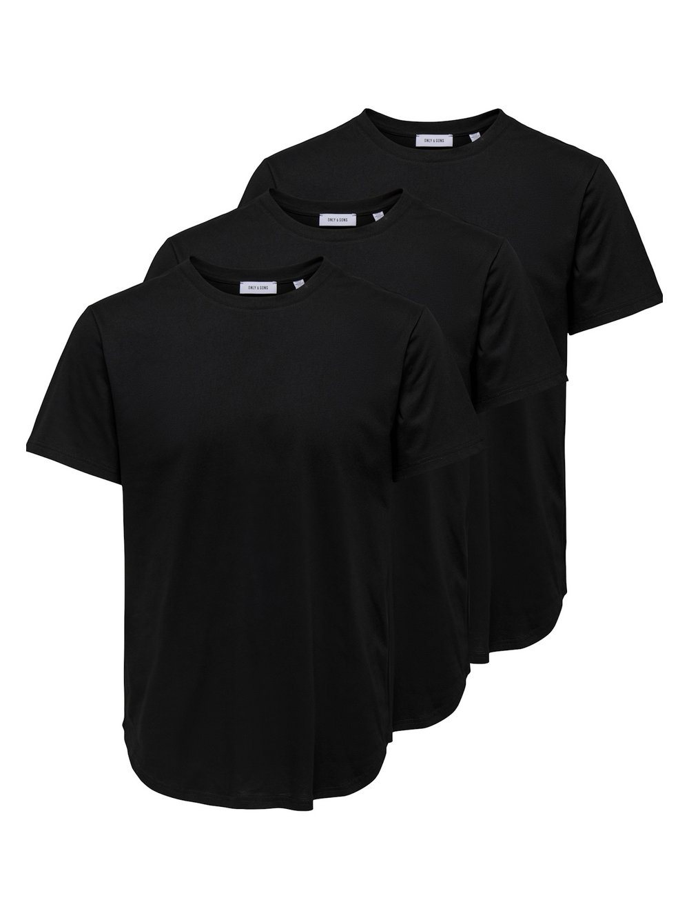 Only&Sons T-Shirt Herren Baumwolle schwarz, M