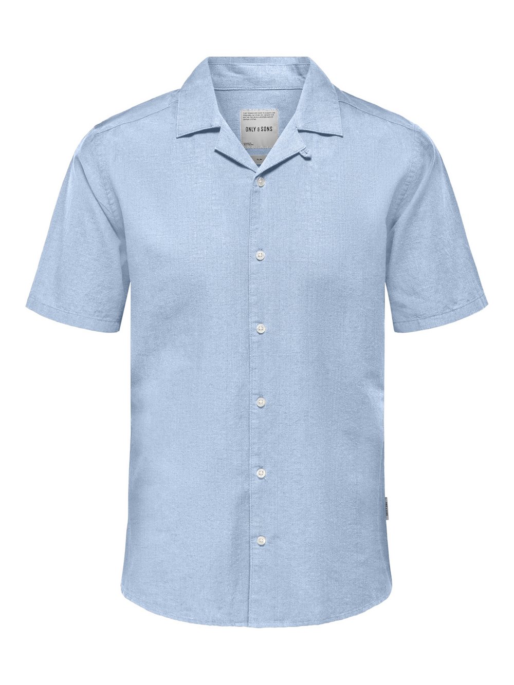 Only&Sons Hemd Herren Slim Fit Baumwolle blau, XL