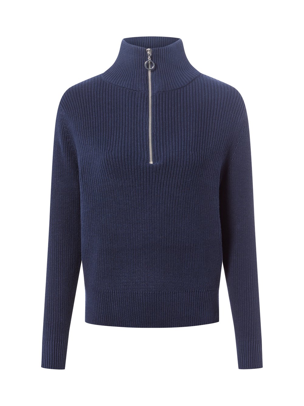 Franco Callegari Troyer-Pullover Damen Baumwolle blau, M