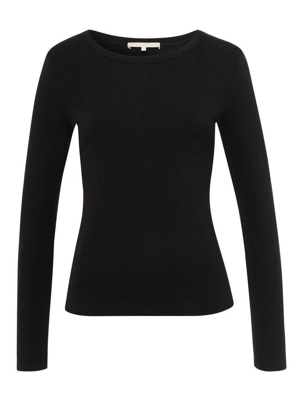 Les Lunes Langarmshirt Damen Viskose schwarz, M