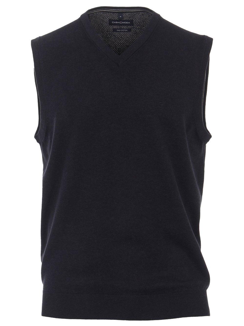 CASAMODA Pullunder Herren Baumwolle grau, L