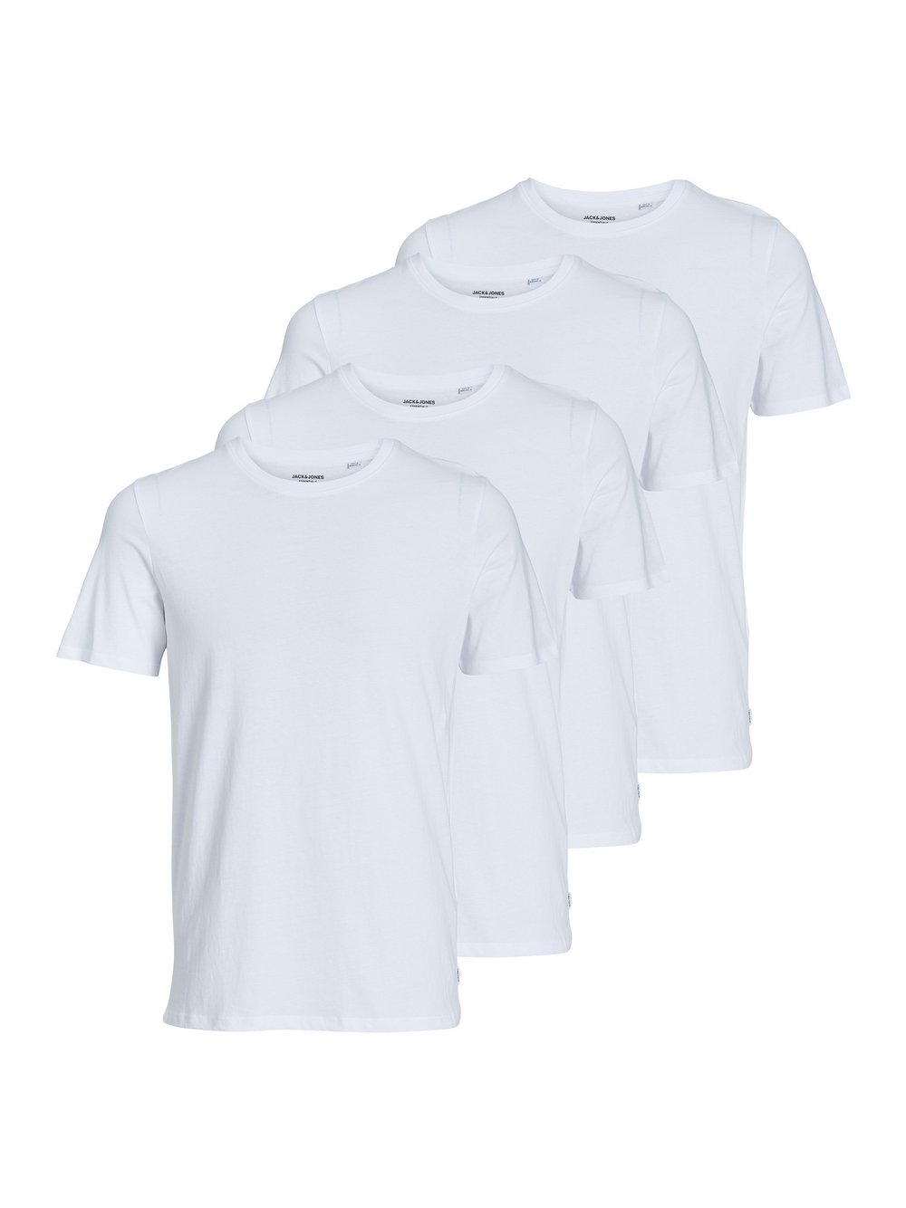 Thumbnail - Jack & Jones T-Shirt Herren Baumwolle weiß, M