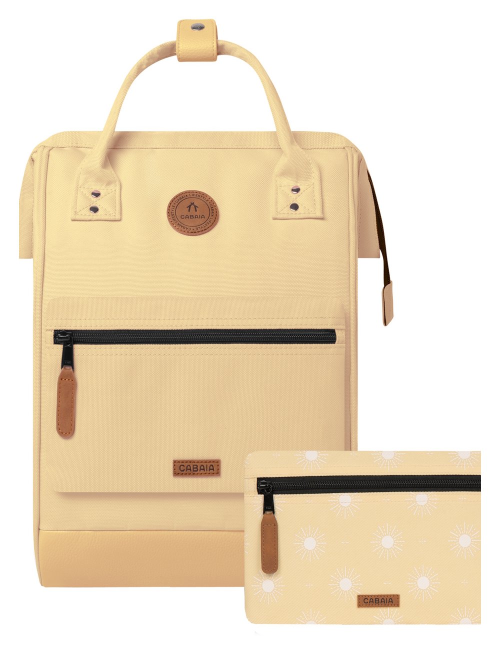 CABAIA Rucksack Damen Polyamid gelb, ONE SIZE