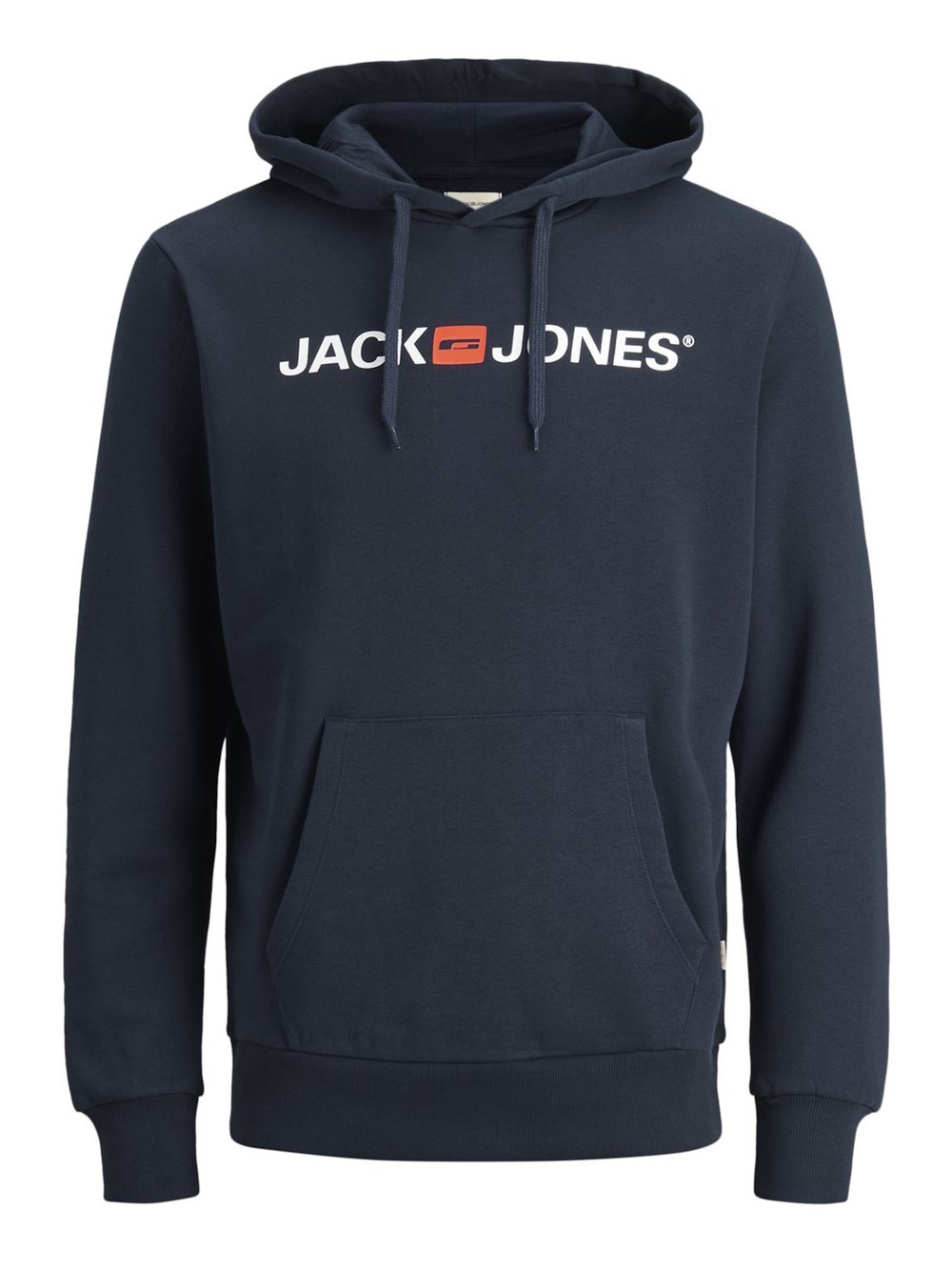 Jack & Jones Hoodie Herren Baumwolle blau bedruckt, XXL