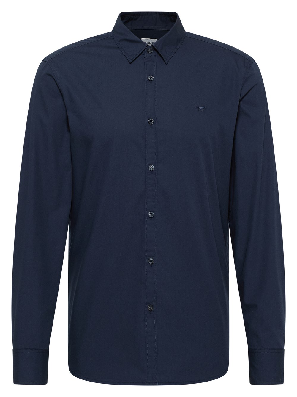 Mustang Hemd Herren Slim Fit Baumwolle blau, XXL