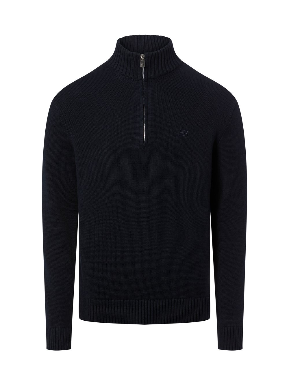 Nils Sundström Strickpullover Herren Baumwolle blau, L