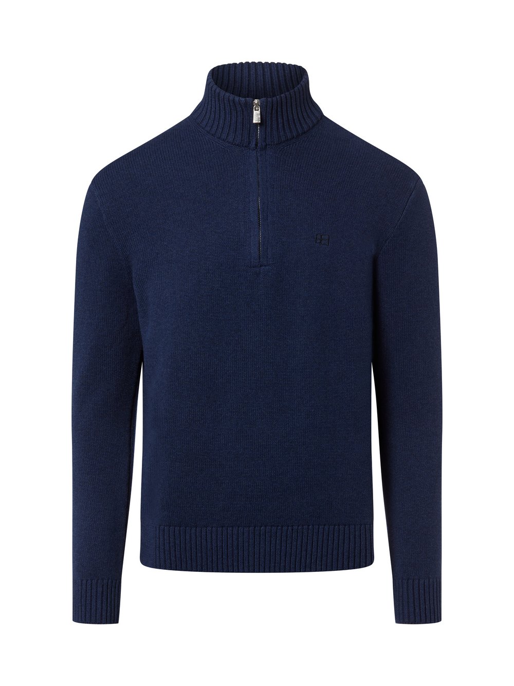 Nils Sundström Strickpullover Herren Baumwolle blau, M