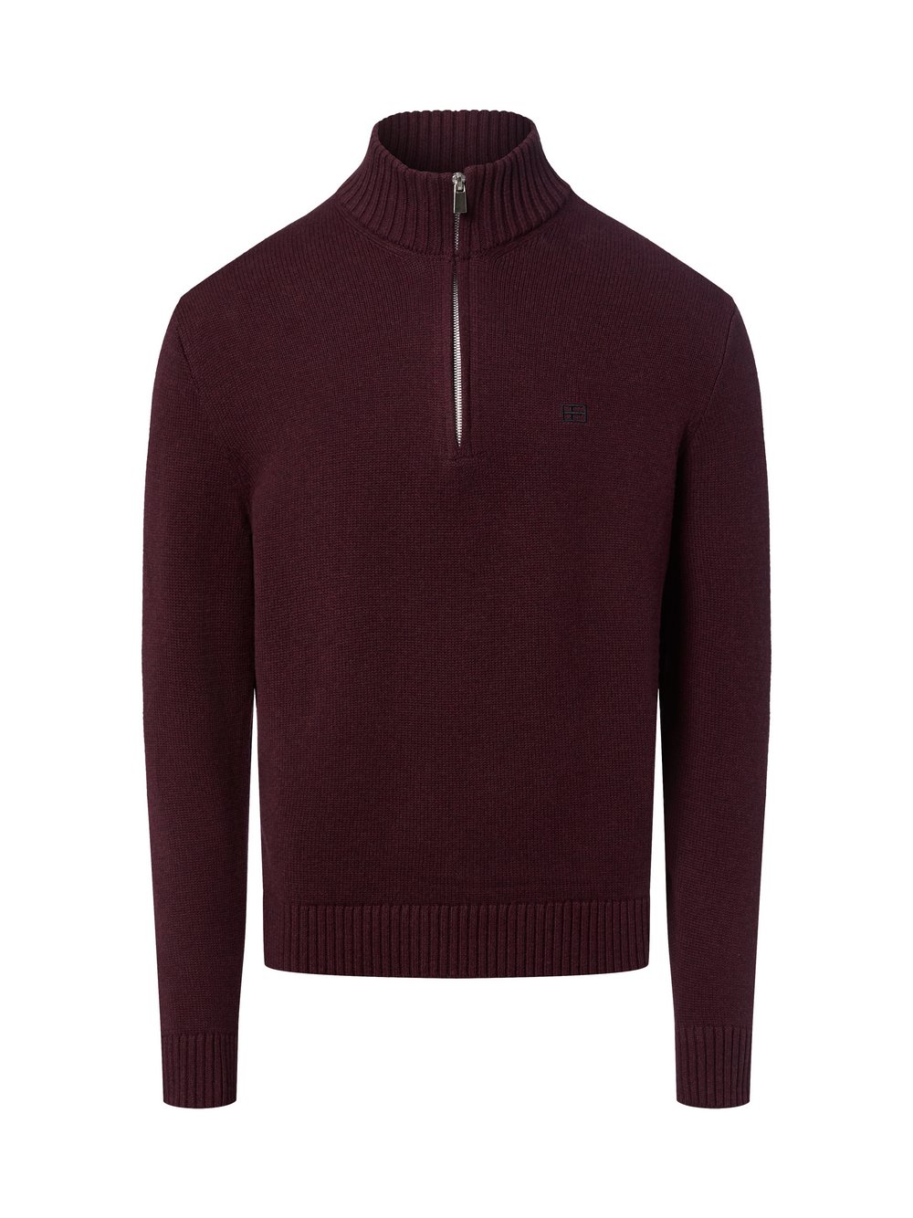 Nils Sundström Strickpullover Herren Baumwolle rot, M