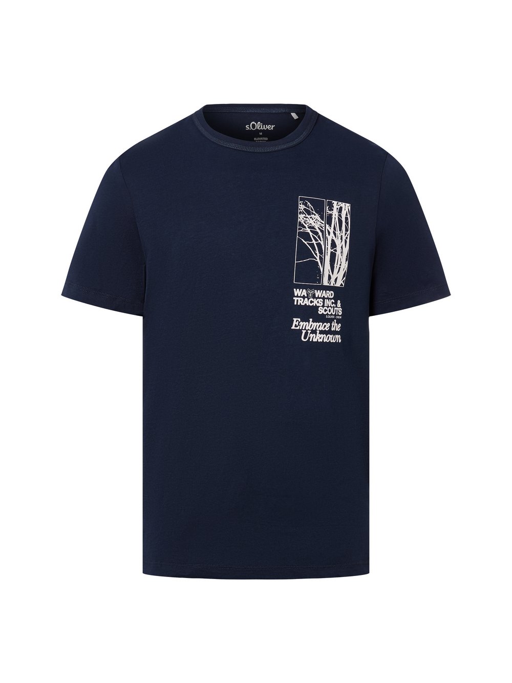 s.Oliver T-Shirt Herren Baumwolle blau, S