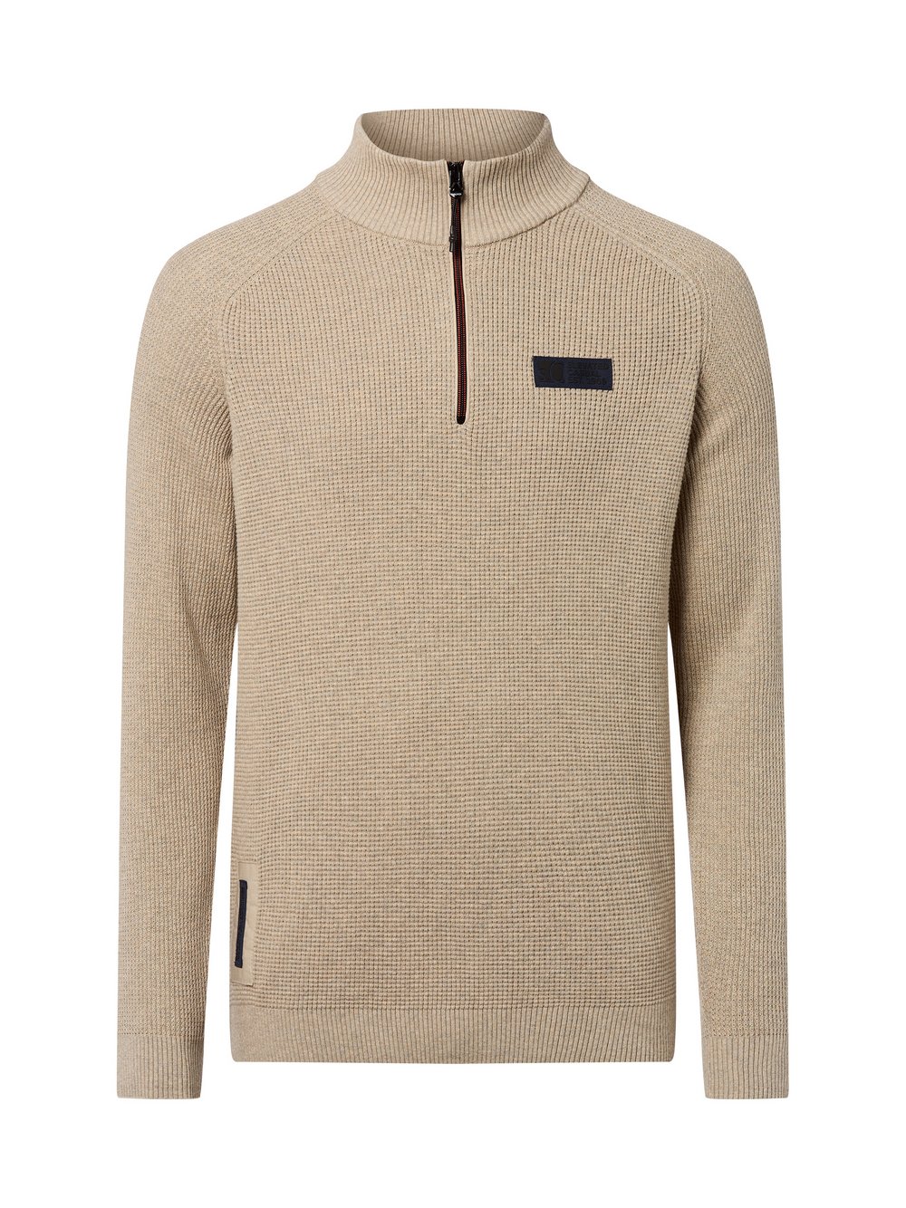 s.Oliver Troyer-Pullover Herren Baumwolle beige, XXL