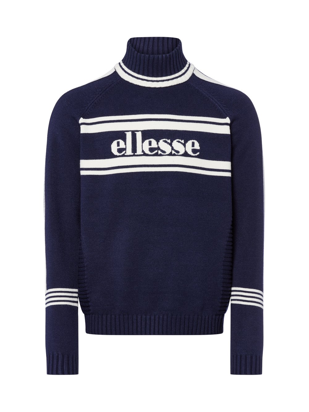 ellesse Stickpullover Herren Viskose mehrfarbig gemustert, L