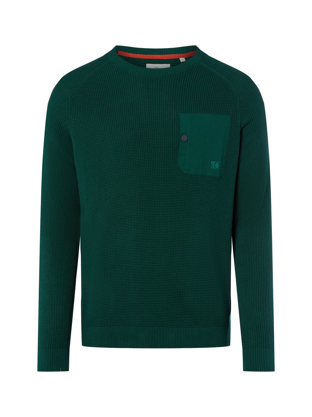 s.Oliver Strickpullover Herren Baumwolle grün, XXL