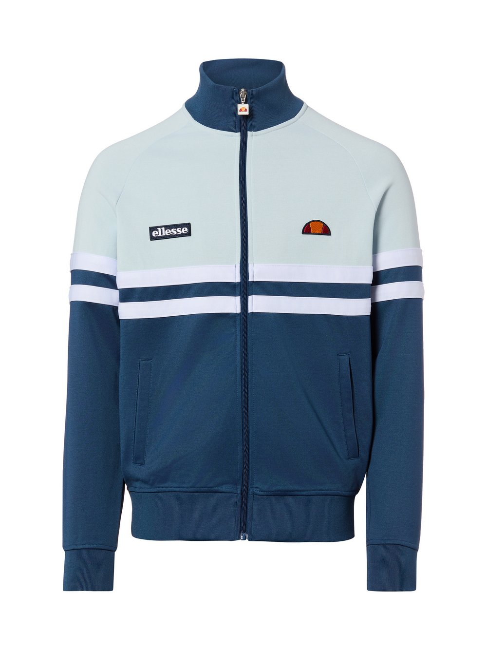 VAN GRAAF Ellesse Herren Indigo Sweatjacke Baumwolle Blau, Extra Groß
